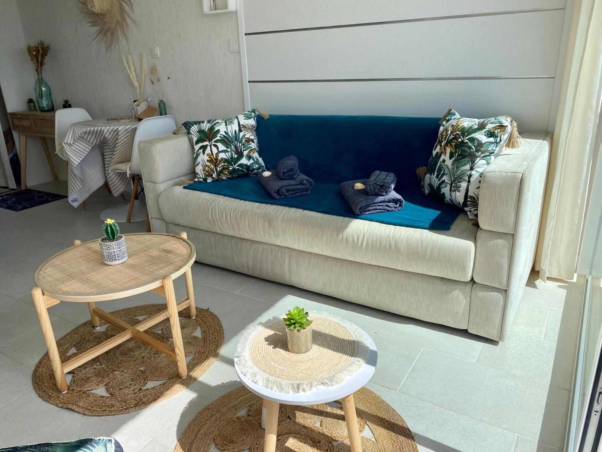 Studio Blue Horizon Vue Mer Guidel-Plage Экстерьер фото